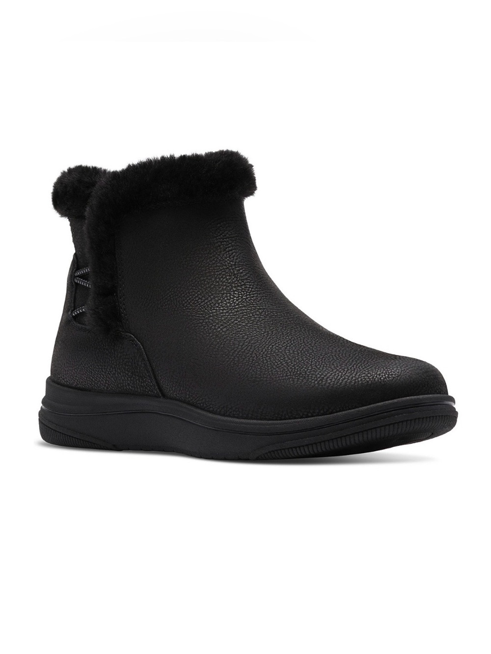 Clarks Women's Cloudsteppers Breeze Faux Fur Women’s Booties Size US 5.5 M